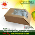 2013 neueste Fast-Food-Box Verpackung mit Anti-Beschlag-Fenster